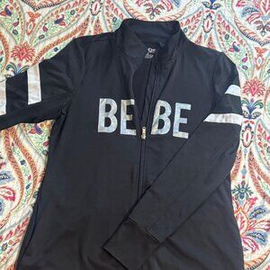 Black Bebe sport zip up jacket